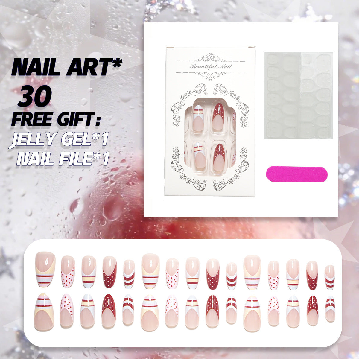Deluxe Press-On Nagel Kunst Set