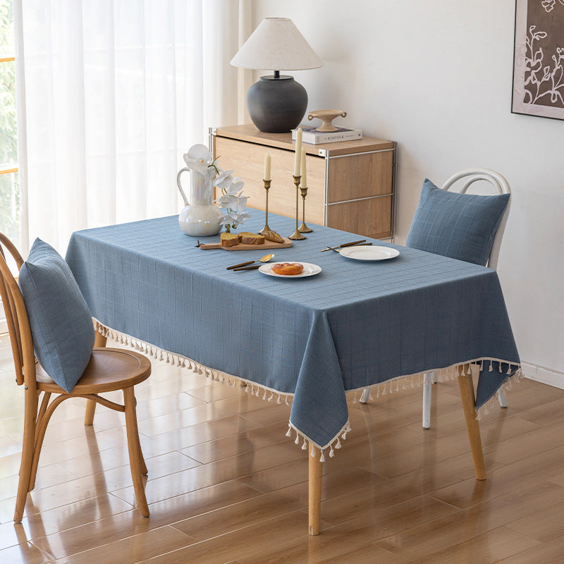 Elegante strukturierte Tischdecke