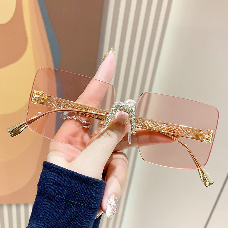 Damen extravagante hexagonale Sonnenbrille Brehn