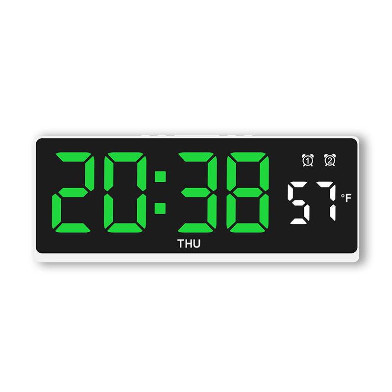 Digitaler Wecker mit Großem Led-Display und Wetteranzeige Brehn