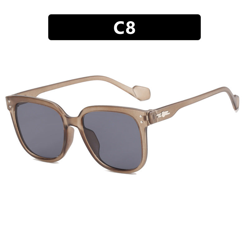 Damen quadratische Sonnenbrille mit trendigem Farbverlauf Brehn