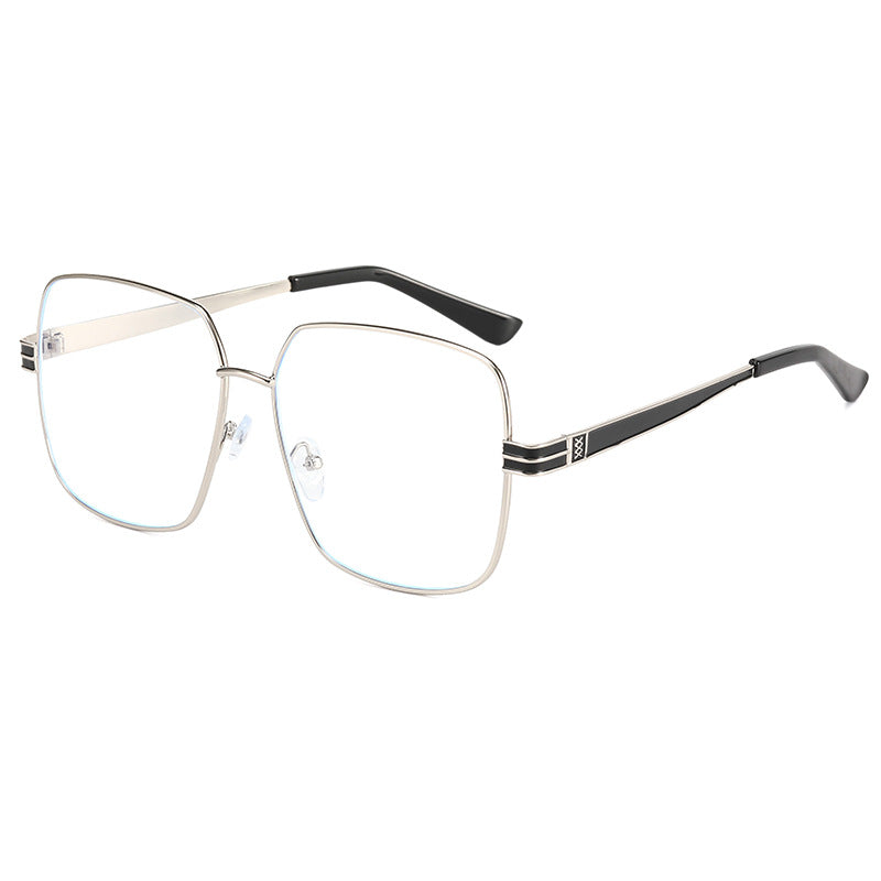 Damen modische quadratische Brille mit filigranem Metallrahmen Brehn