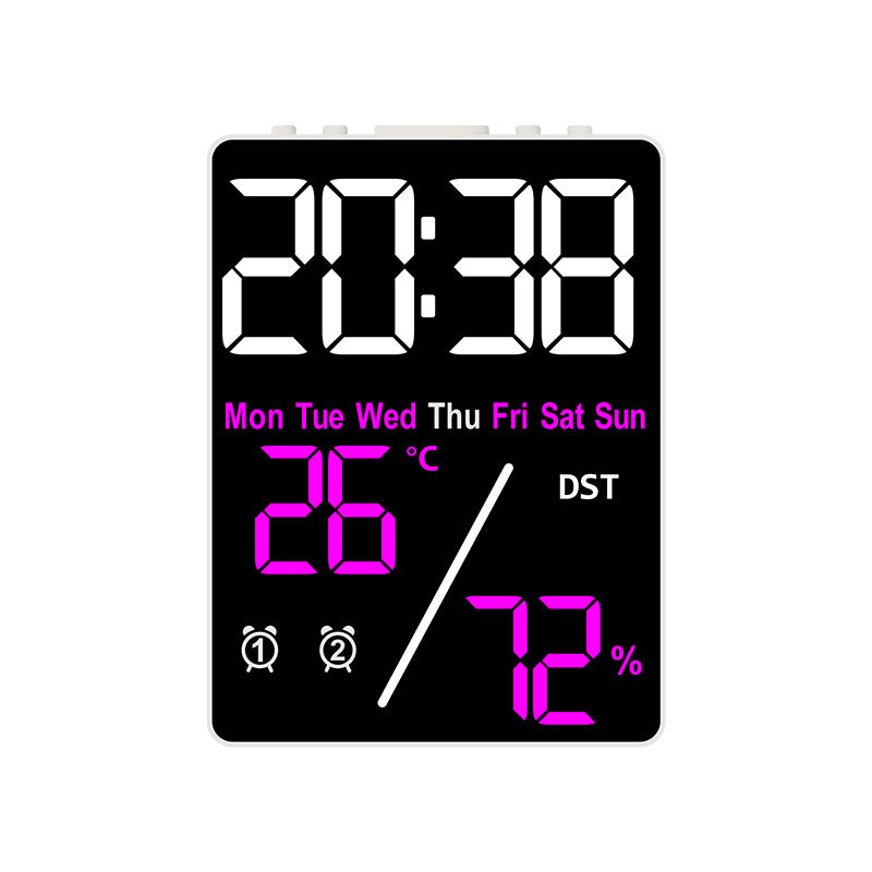 Digitaler Multifunktionswecker mit Hygrometer und Temperaturanzeige Brehn
