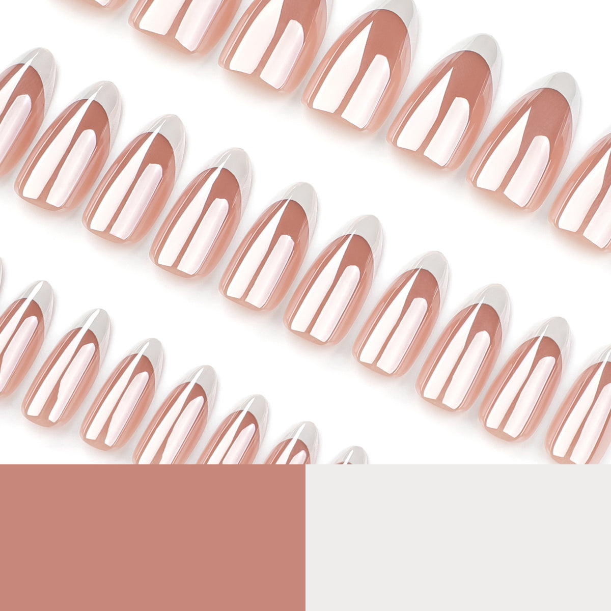 Kunstvolle Gel-Nägel mit elegantem French-Tip Design Brehn