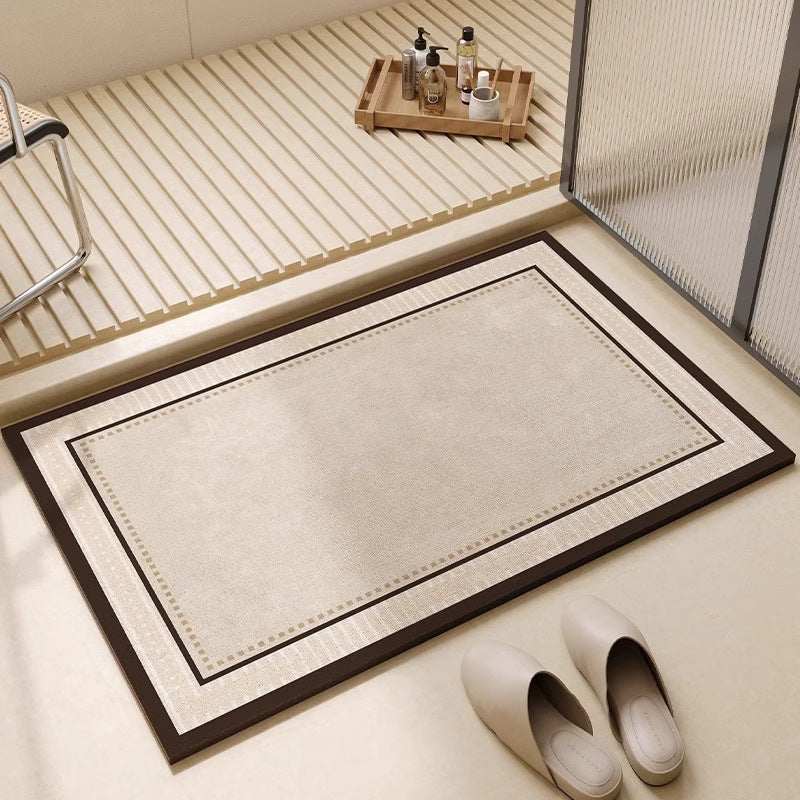 Elegante weiche rutschfeste Badematte