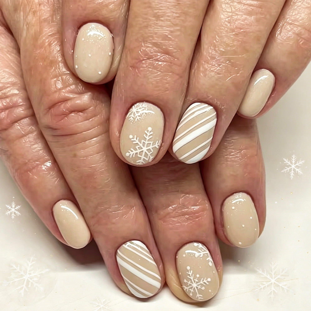 Winter-Themen Nagelkunst Brehn