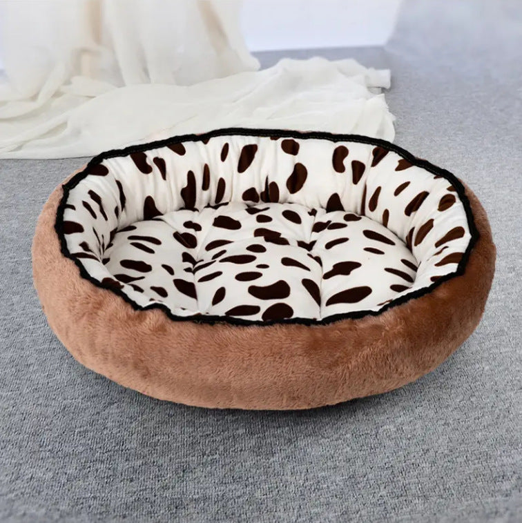 Bequemer runder Hundebett