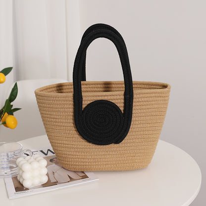 Dekorative Naturfaser Tasche Brehn