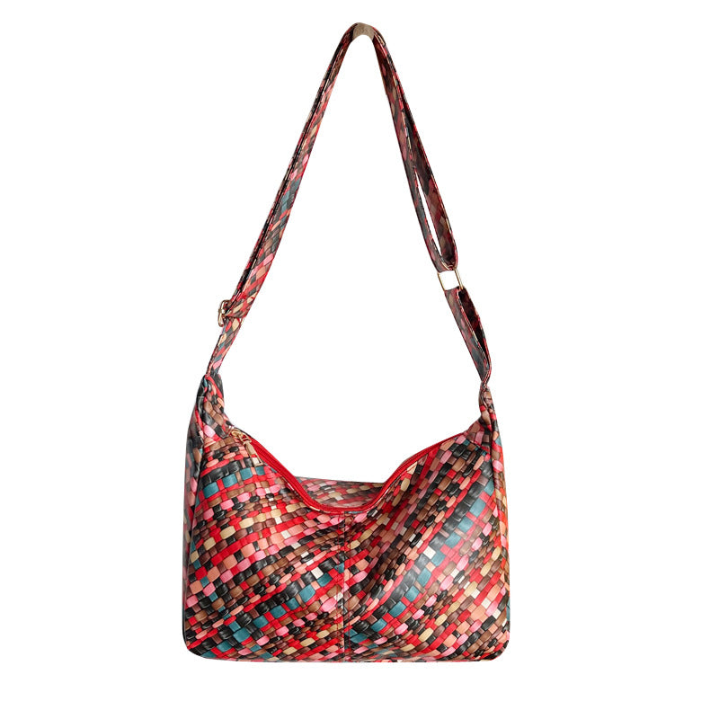 Bunte Woven Hobo Bag Brehn