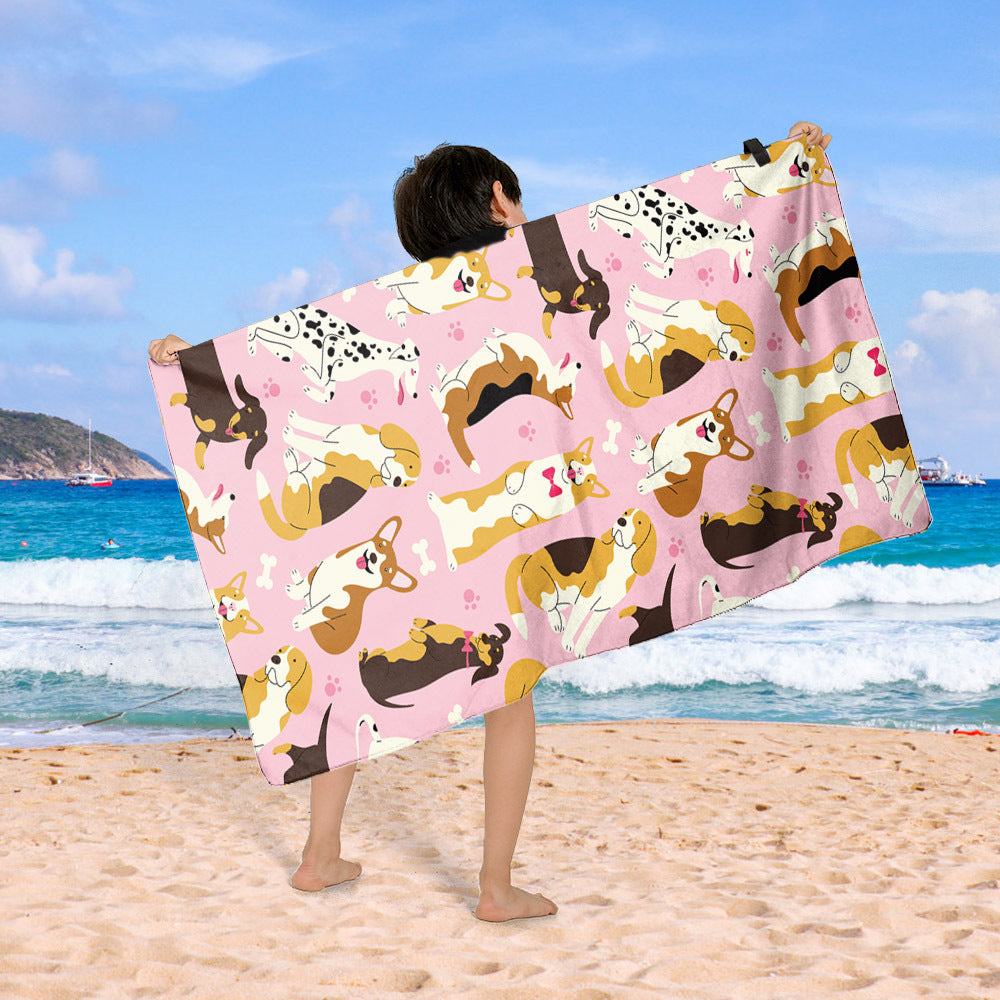 Stranddecke mit buntem Cupcake-Design Brehn