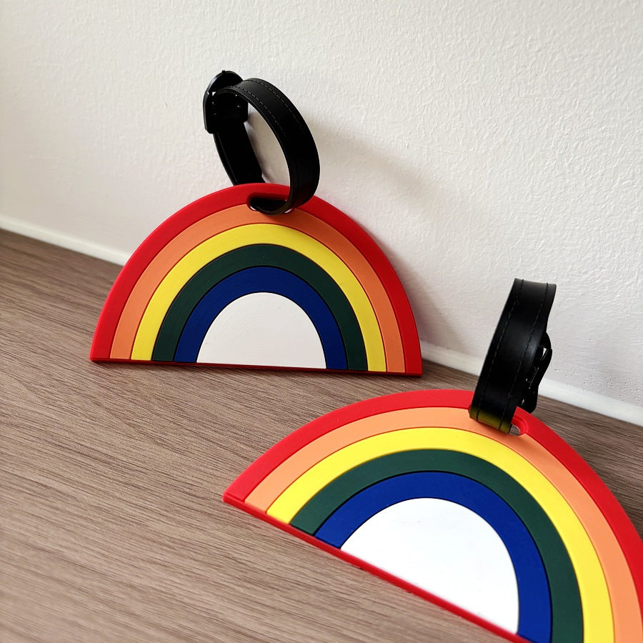 Bunte Silikon Regenbogen Gepäckanhänger Brehn
