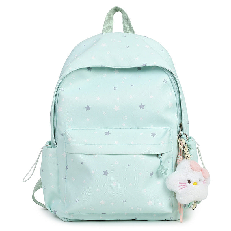 Sternmuster Plüsch Rucksack Brehn