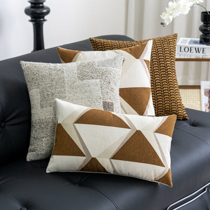 Elegantes geometrisches Kissen