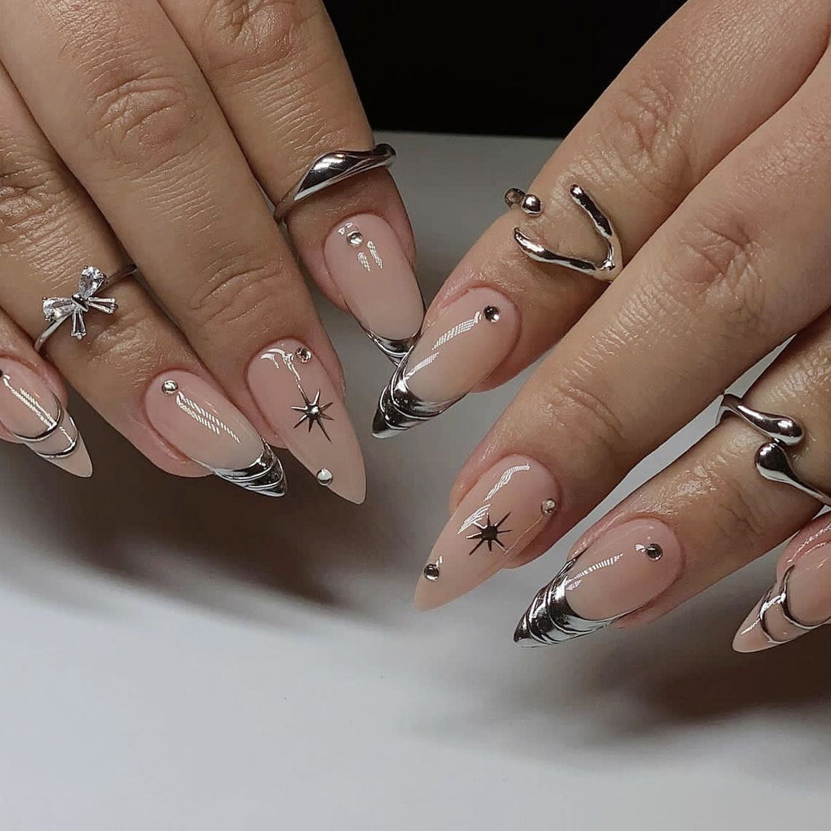 Glamorous Stiletto Nail Art Extensions Brehn 1789713400