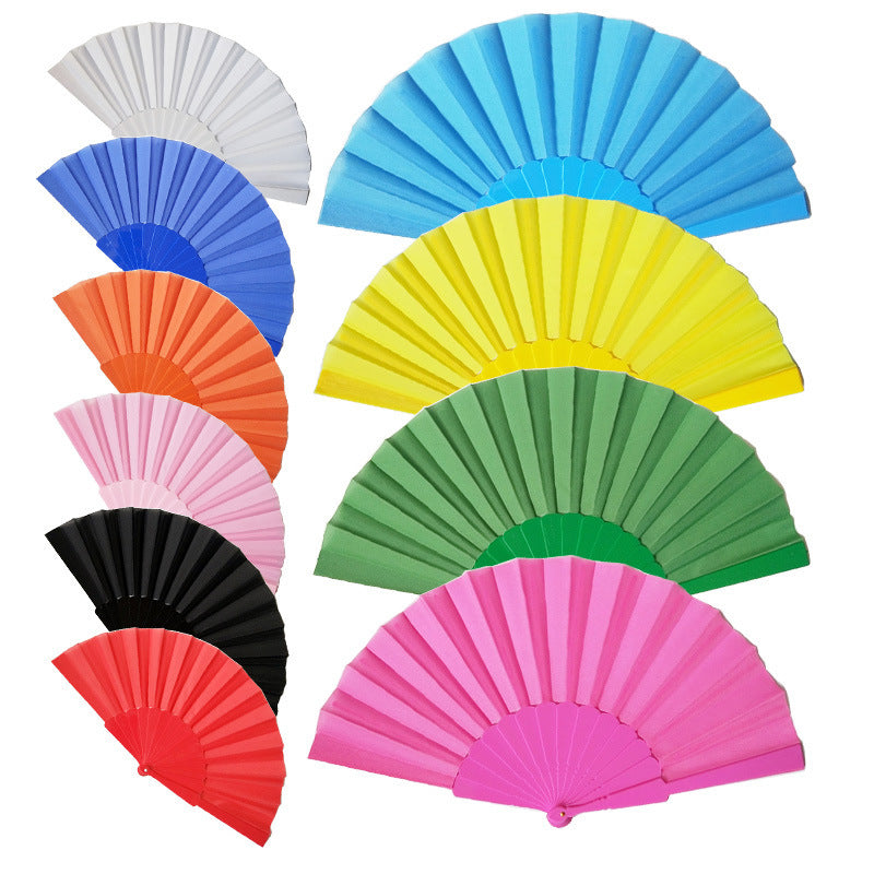 Damen eleganter Handfächer aus hochwertigem Papier und Naturmaterialien Brehn