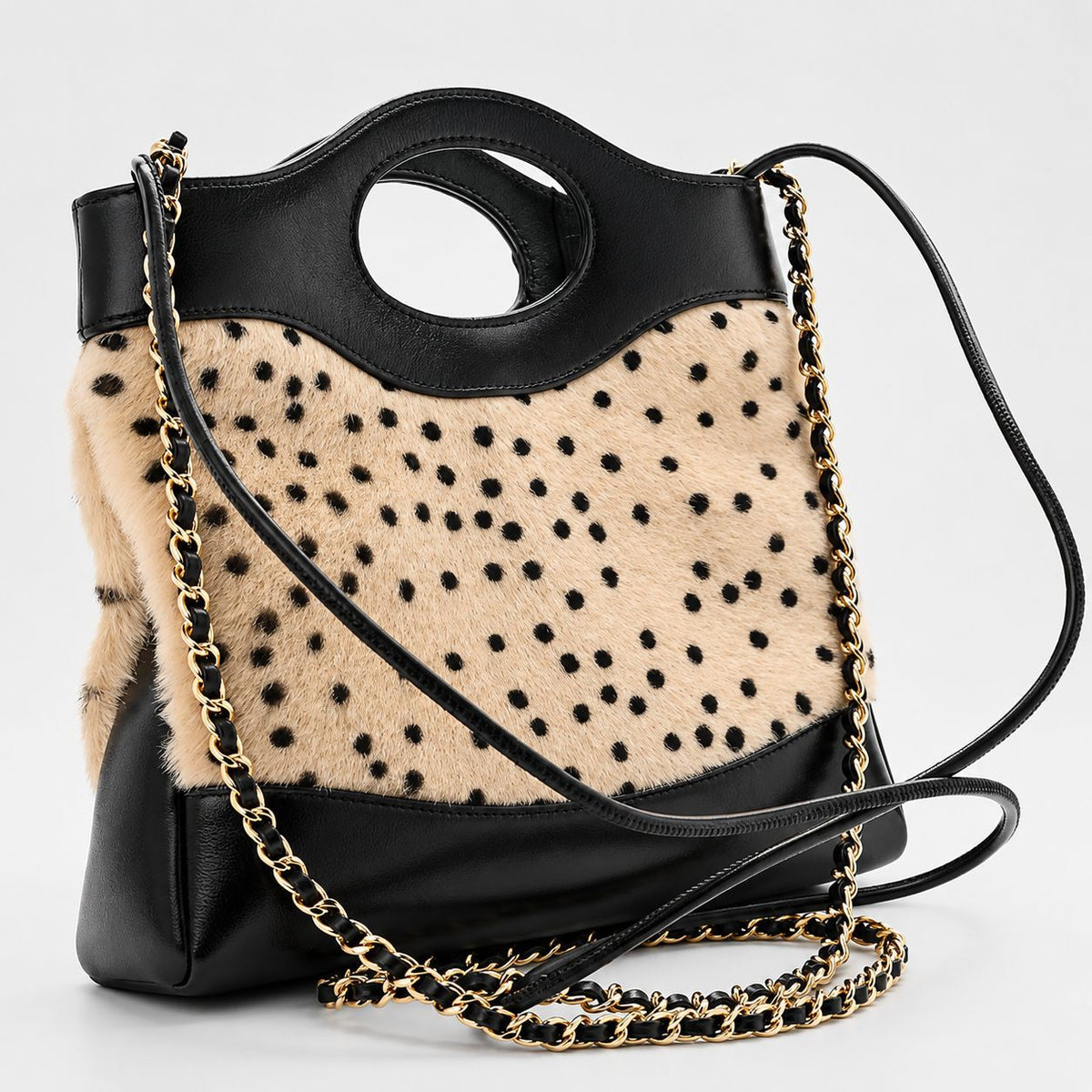 Tierdruck-Handtasche
