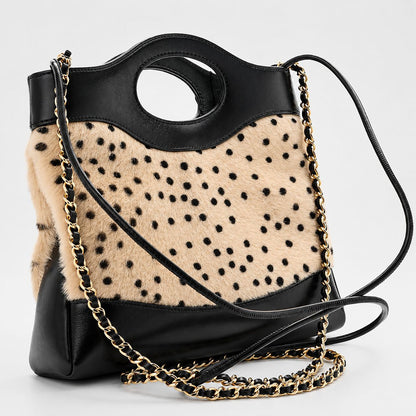 Tierdruck-Handtasche