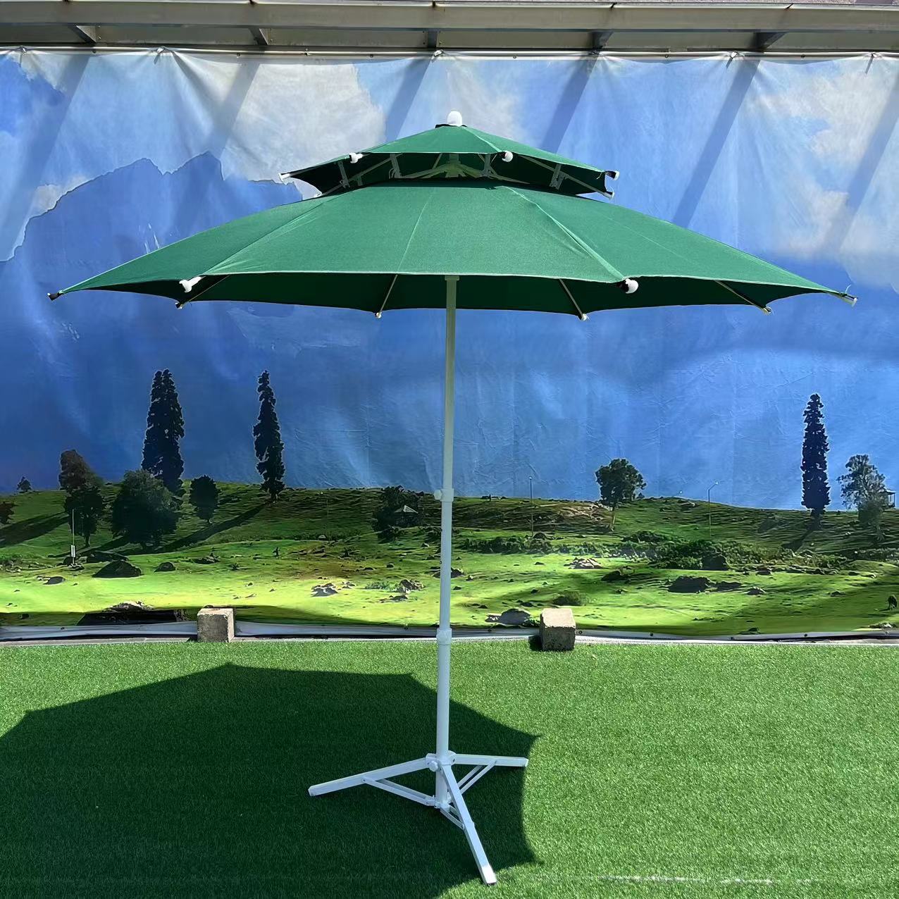 Garten-Schirm mit stabiler Konstruktion und UV-Schutz Brehn
