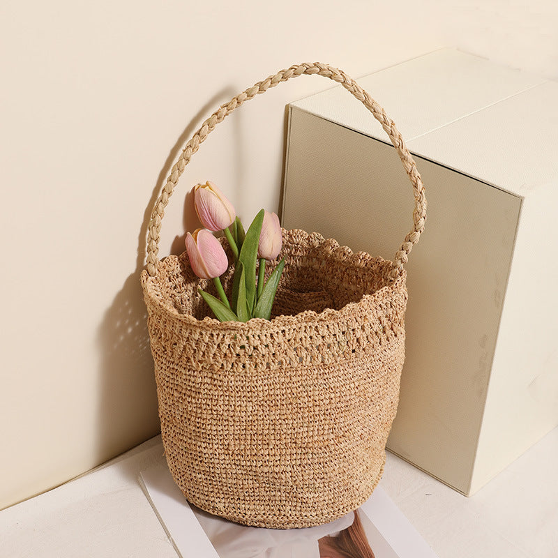 Geflochtene Basttasche Brehn