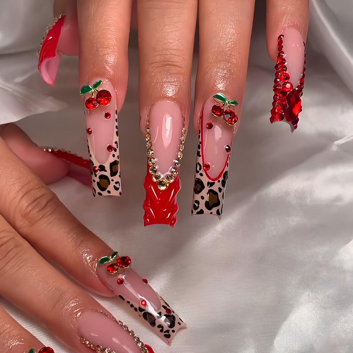 Floral Akzent Nagelkunst Verlängerungen Brehn