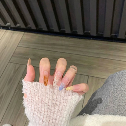 Trendige Künstlerische Stiletto-Nagelverstärkungen