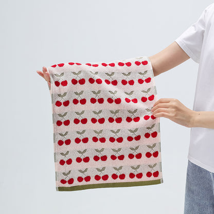 Weiches Frottier-Handtuch mit Pferde-Jacquardmuster
