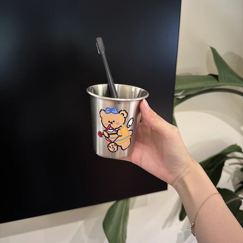 Edelstahl Becher mit Niedlichem Tierdesign Brehn
