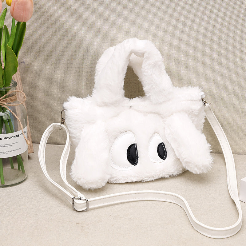 Niedliche tierisch inspirierte Plüsch-Handtasche