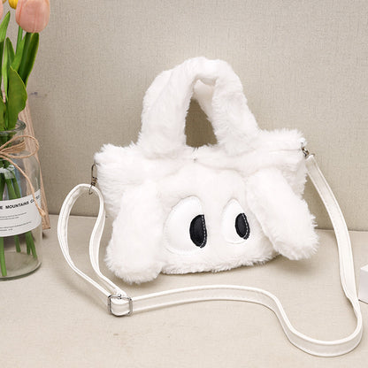 Niedliche tierisch inspirierte Plüsch-Handtasche