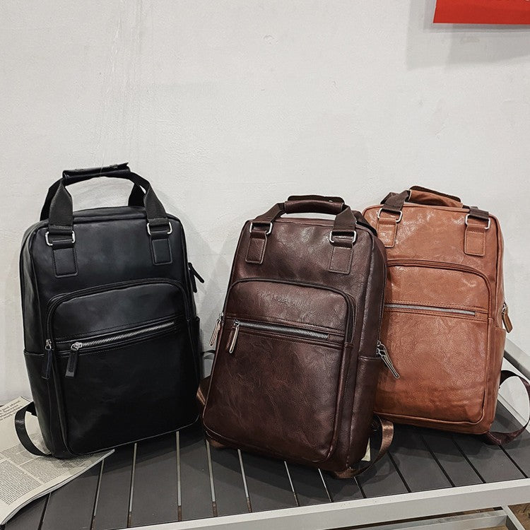 Eleganter Rucksack Aus Hochwertigem Leder Brehn