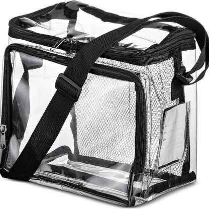Transporttasche Aus Transparentem Material mit Netzfächern Brehn