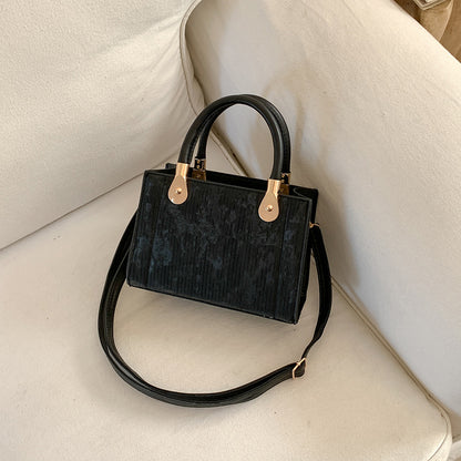 Elegante Texturierte Handtasche Schultertasche