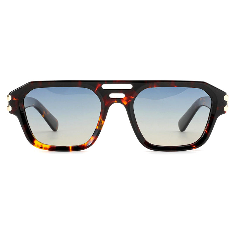Damen modische Sonnenbrille im luxuriösen Design mit robustem Kunststoffrahmen Brehn