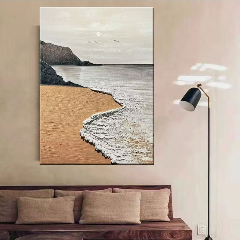 Küstenwellen-Canvas-Kunstwerk