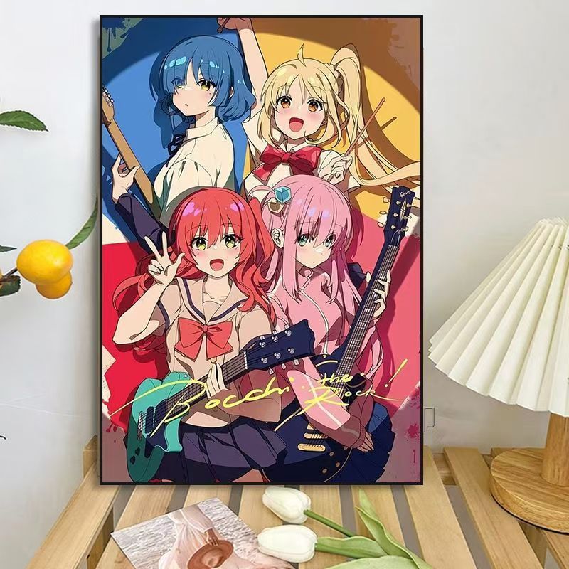 Anime-inspirierte Charakter-Wandkunst Druck Brehn