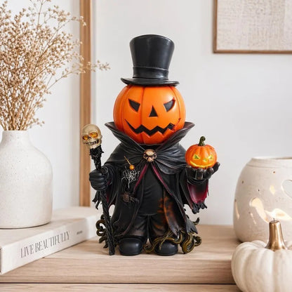 Halloween-Themen Kürbis Meister Figur Brehn