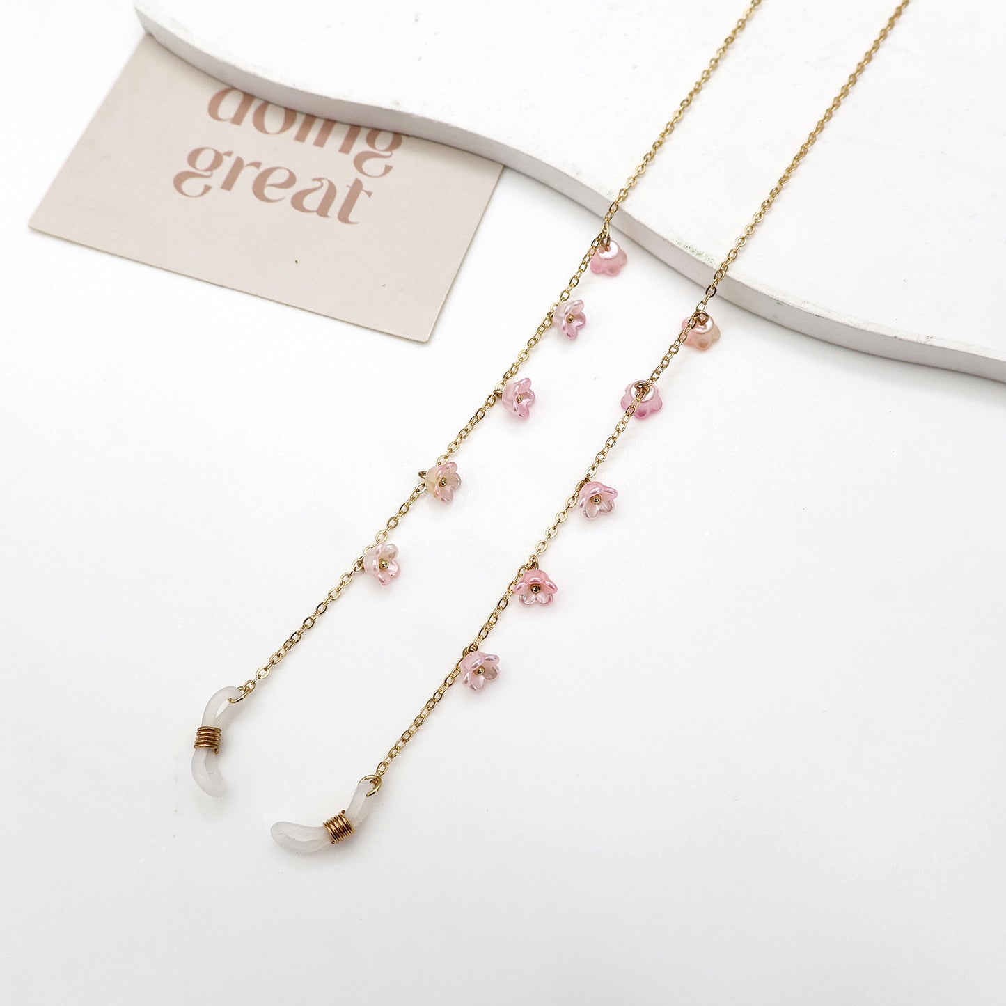 Blumenverziertes Brillenband Brehn