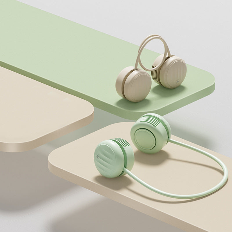 Kühlende kabellose tragbare Nackenventilator mit flexibler Schwanenhals und USB-C-Aufladung Brehn