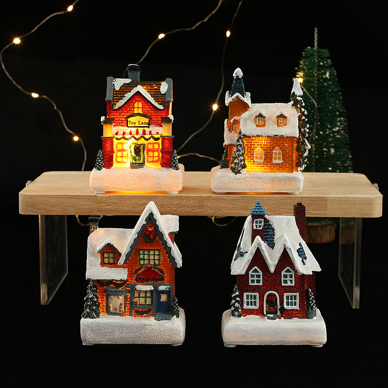 Dekorative Weihnachtsbeleuchtung mit LED-Hausdesign Brehn