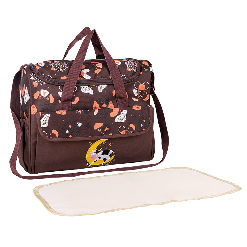 Multifunktionale Wickeltasche mit Integrierter Wickelauflage Brehn
