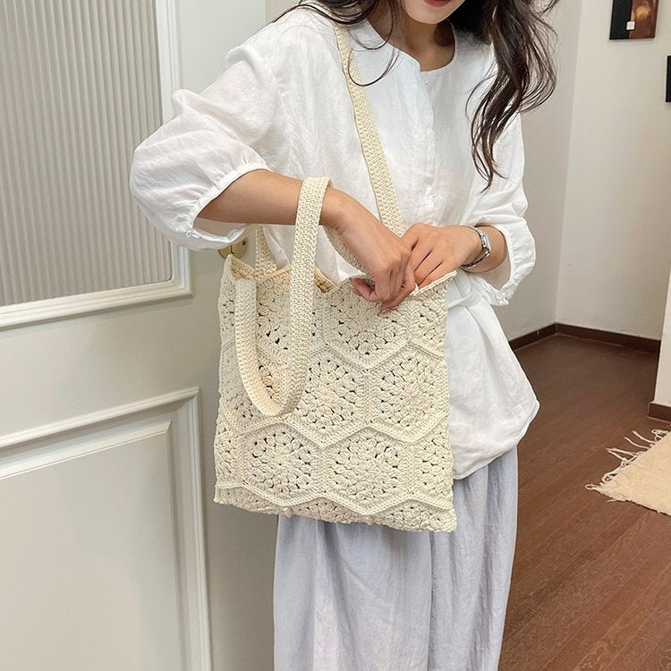 Handgefertigte Stricktasche Brehn