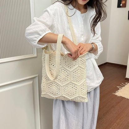 Handgefertigte Stricktasche Brehn