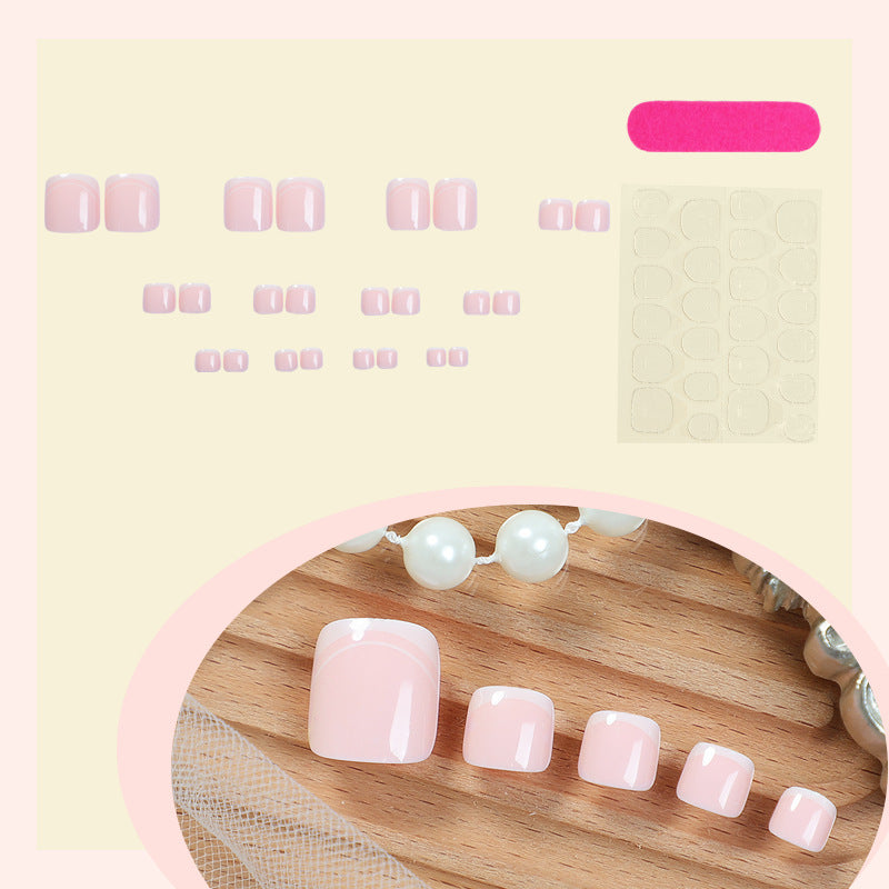 Kunstnagelset mit elegantem marmorierten Design Brehn