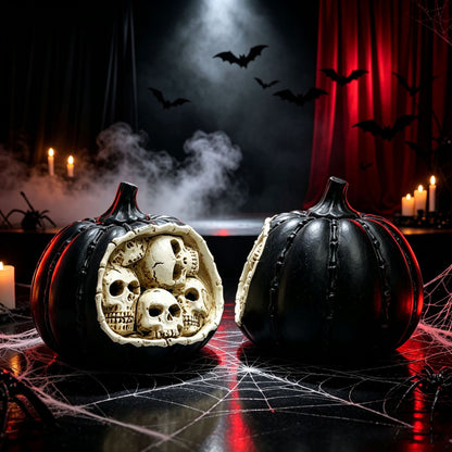 Kreative Halloween Dekofigur in Kürbisform Brehn