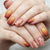 Künstlerisches Gradient Floral Nageldesign Brehn
