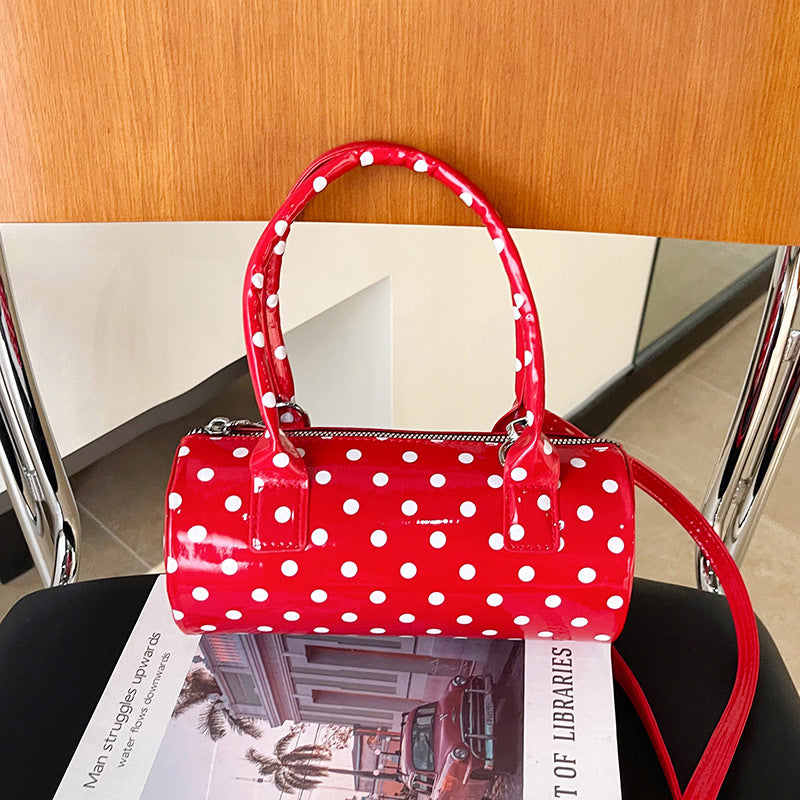 WoChic Strukturierte Gepunktete Handtasche Brehn