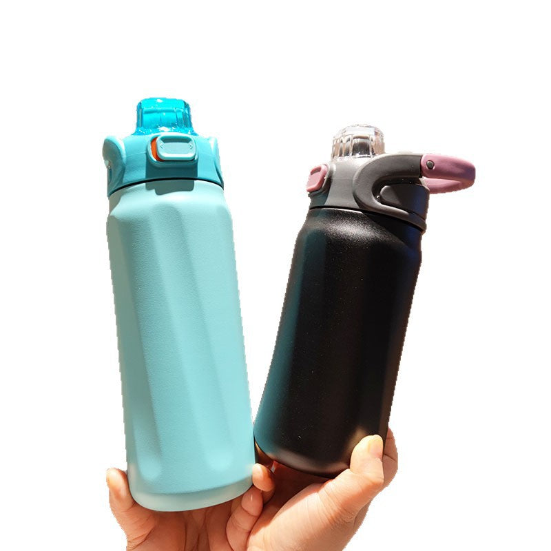 Damen praktische und stilvolle Wasserflasche mit dreifacher Isolierung Brehn