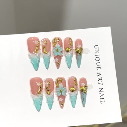 Dekoratives Press-On Nagelset