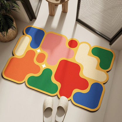 Abstrakter geometrischer Teppich