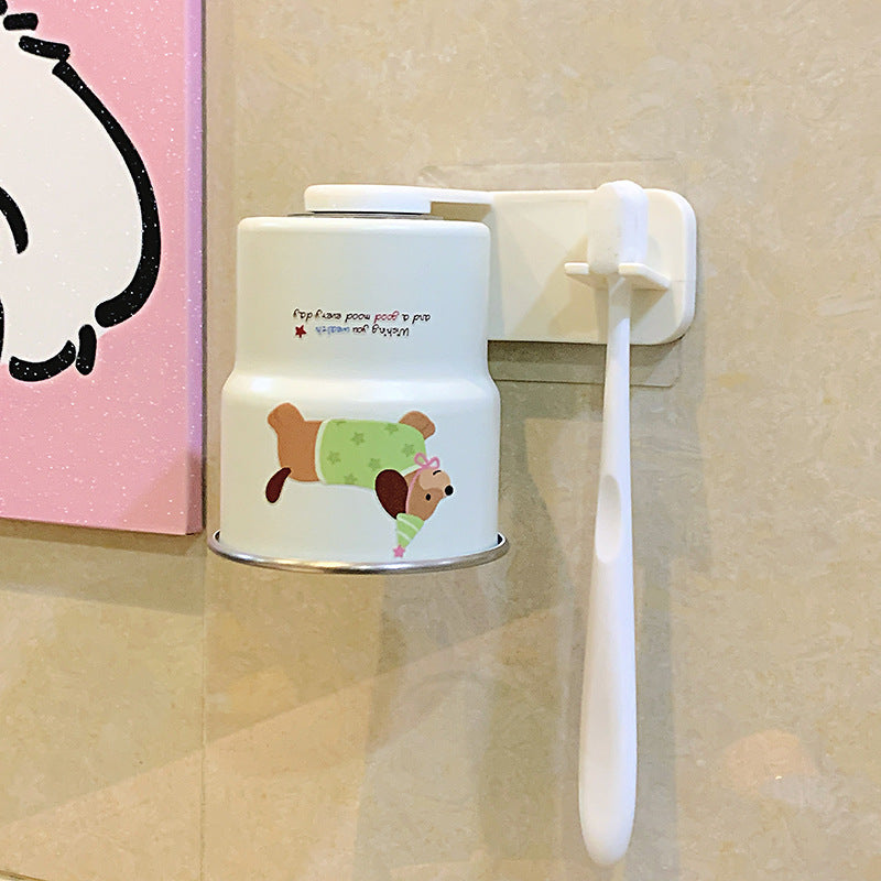Wandmontierter Zahnbürstenhalter mit Verspieltem Tierdesign Brehn